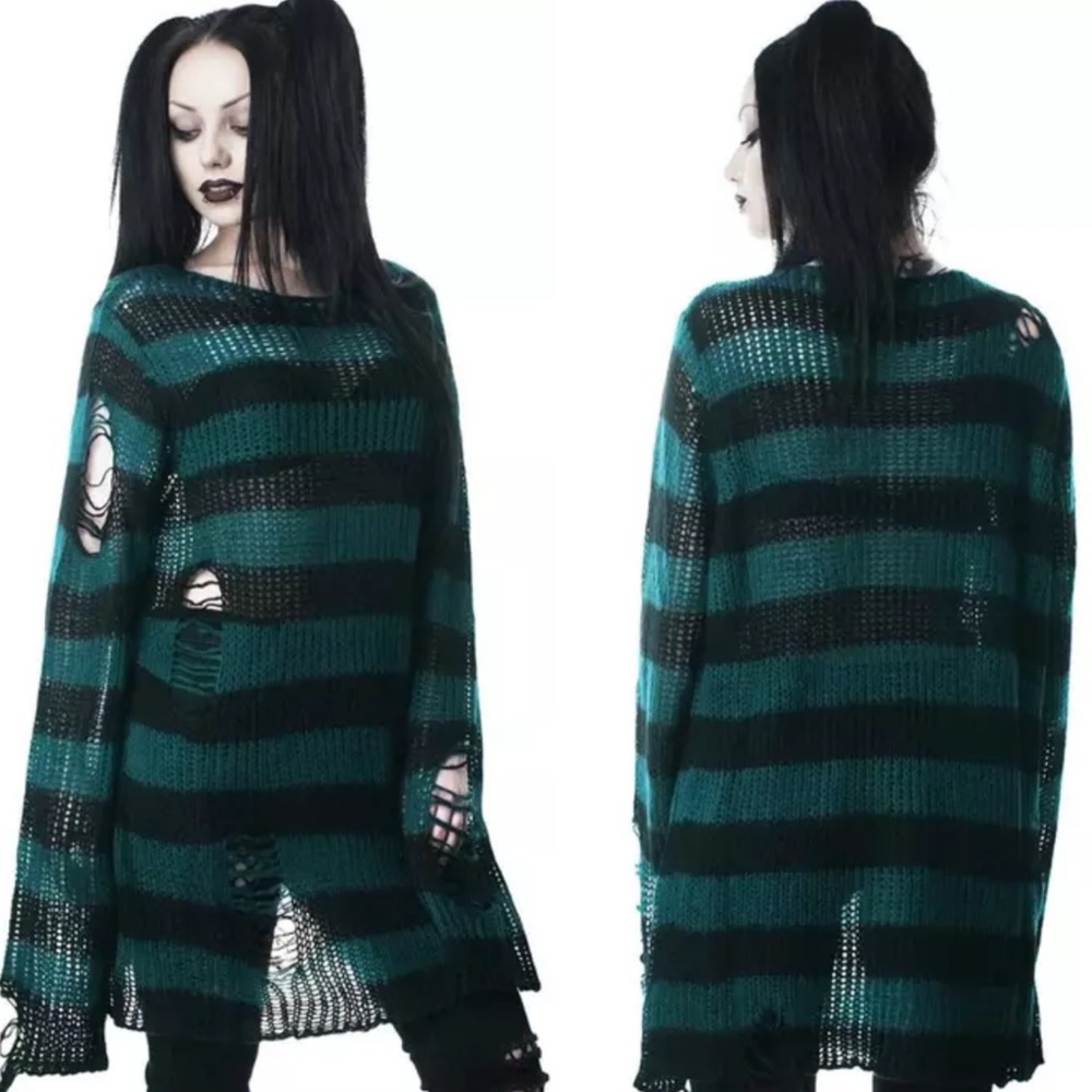 Sea punk knit sweater